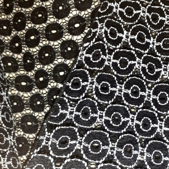 Women's Delicate Black Lace Open Front Cardigan - One Size Fits Most - Intricate - Picture 4 of 6